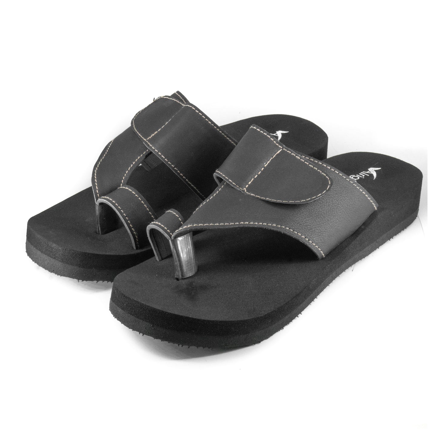 Alright Mens Premium Soft Cross Strapped MCP Slipper AG 510