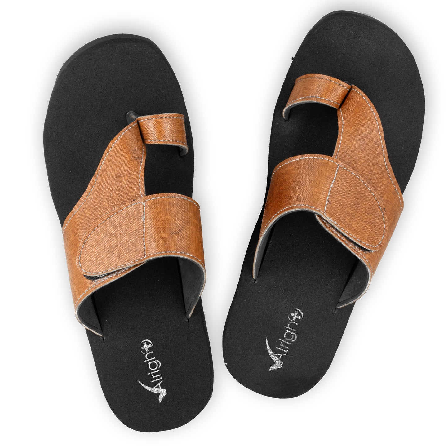 Alright Mens Premium Soft Cross Strapped MCP Slipper AG 510
