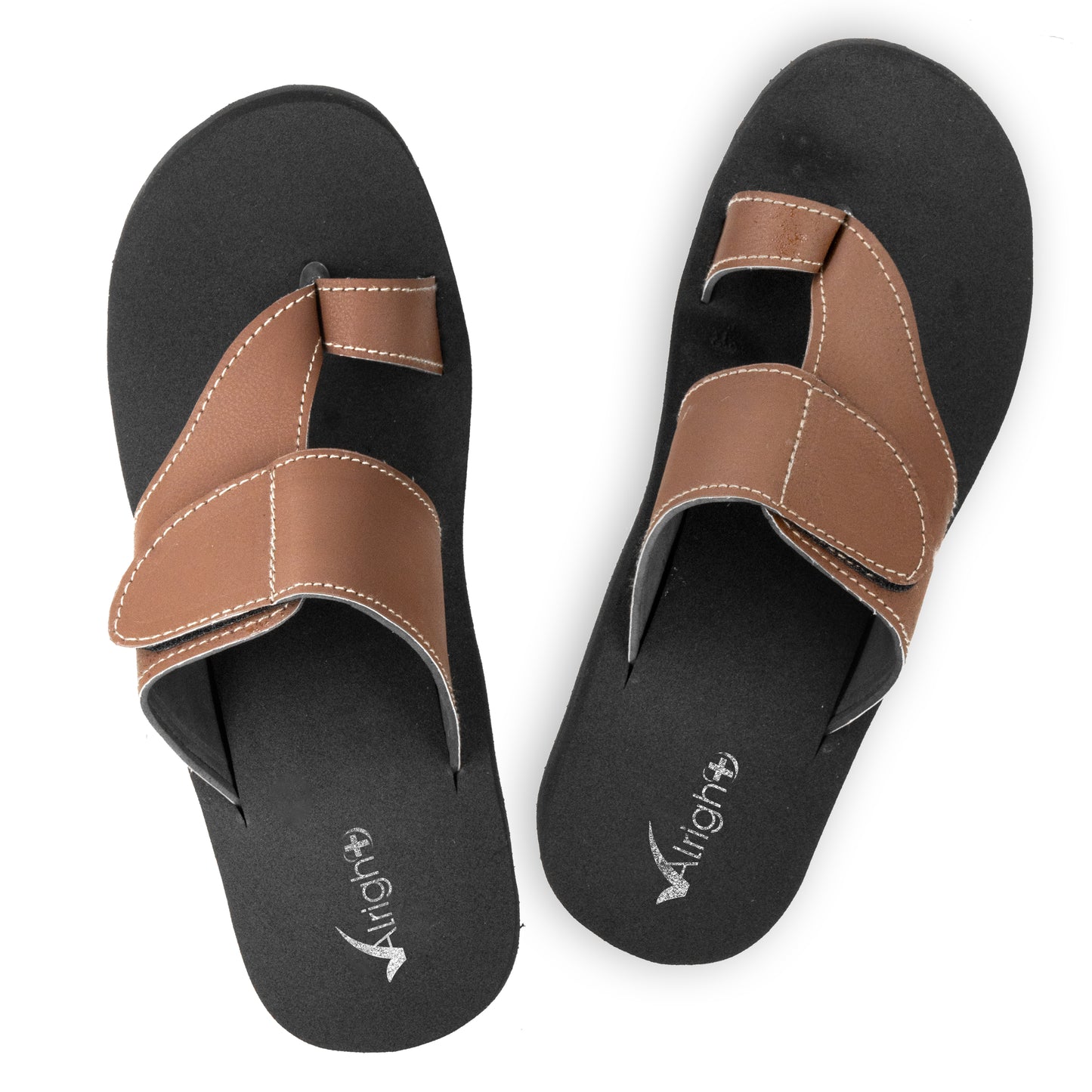 Alright Mens Premium Soft Cross Strapped MCP Slipper AG 510