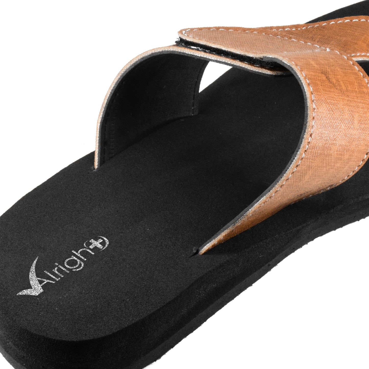 Alright Mens Premium Soft Cross Strapped MCP Slipper AG 510