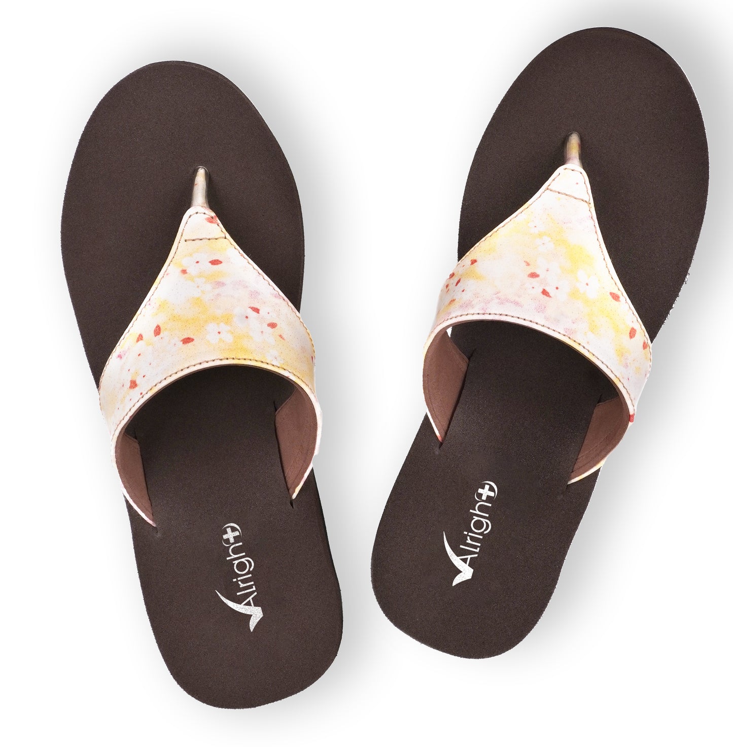 Alright Womes Premium MCP Floral Ortho Footwear AW 306