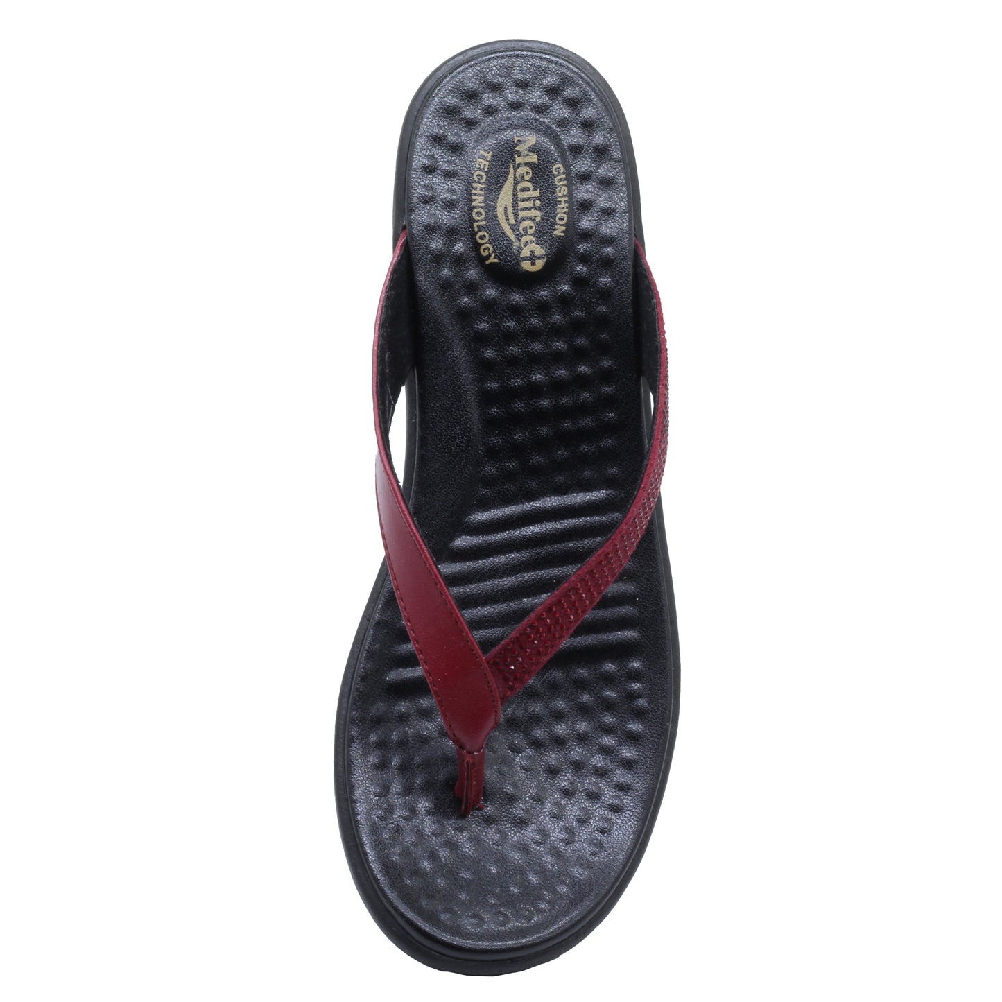 Medifeet Womens Casual Ortho and Diabetic Care Slipper with Mild Flatfoot Arch support MFR 977