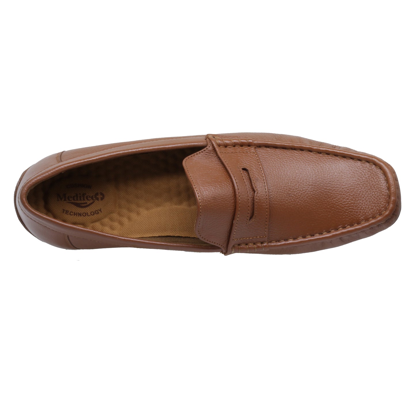 Medifeet L 01 Mens Ortho and Diabetic Friendly Leather Formal Shoe with Cushion Arch Support
