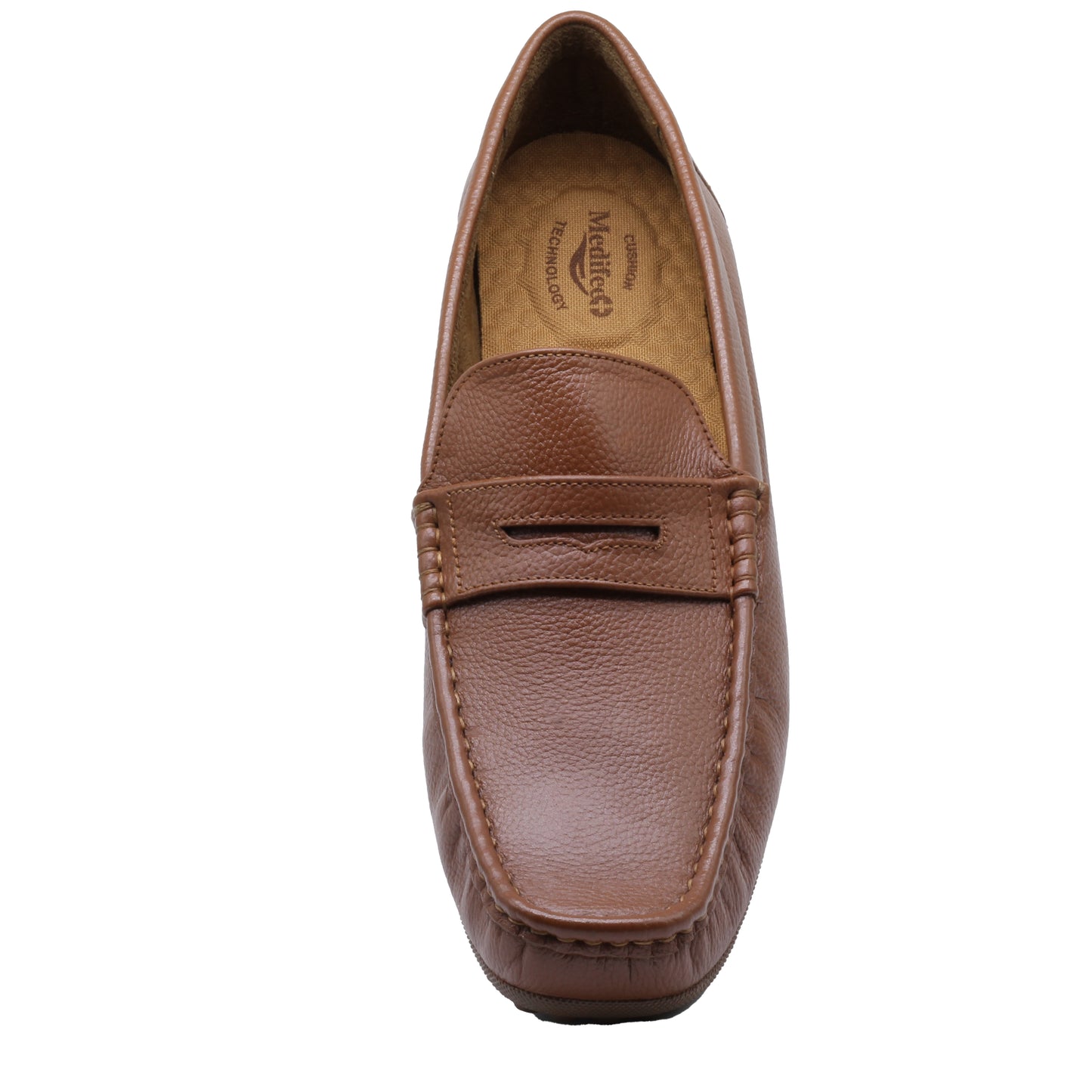 Medifeet L 01 Mens Ortho and Diabetic Friendly Leather Formal Shoe with Cushion Arch Support