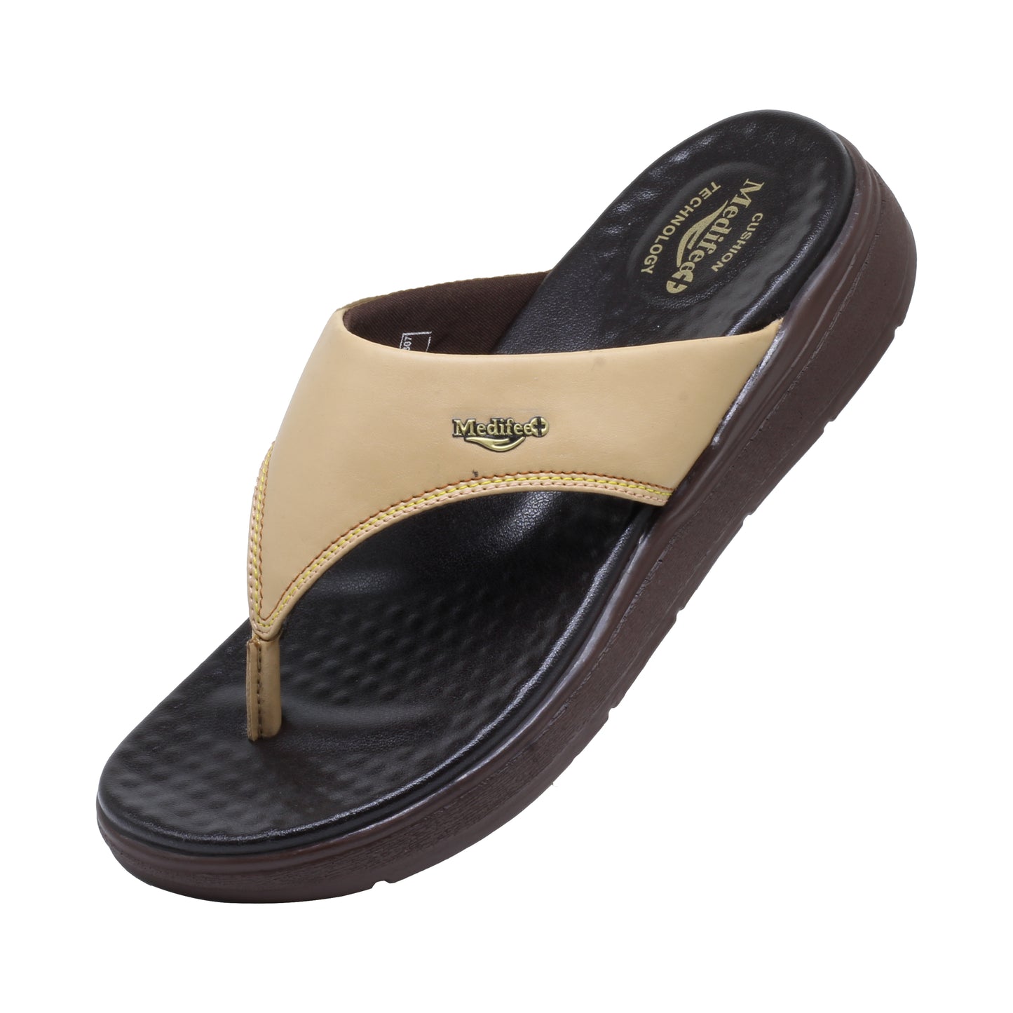 Medifeet Womens Casual Ortho and Diabetic Care Slipper with Flatfoot Arch support MFR 1307