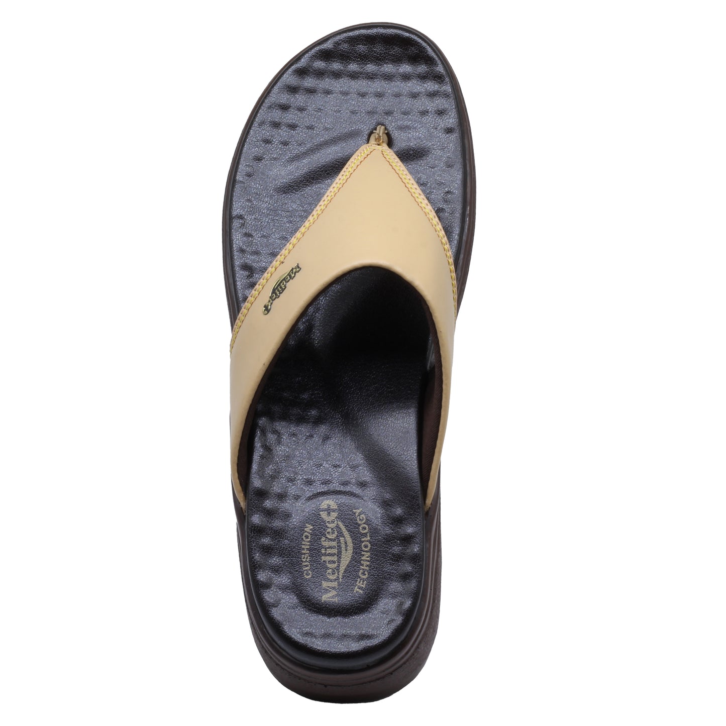 Medifeet Womens Casual Ortho and Diabetic Care Slipper with Flatfoot Arch support MFR 1307