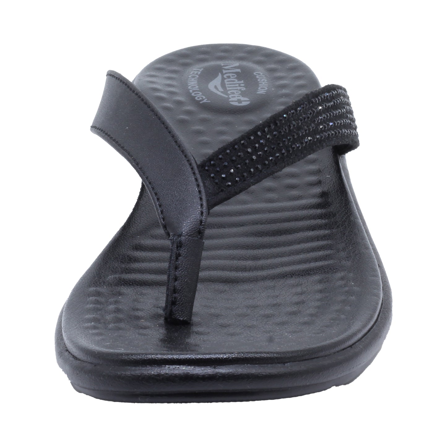 Medifeet Womens Casual Ortho and Diabetic Care Slipper with Mild Flatfoot Arch support MFR 977