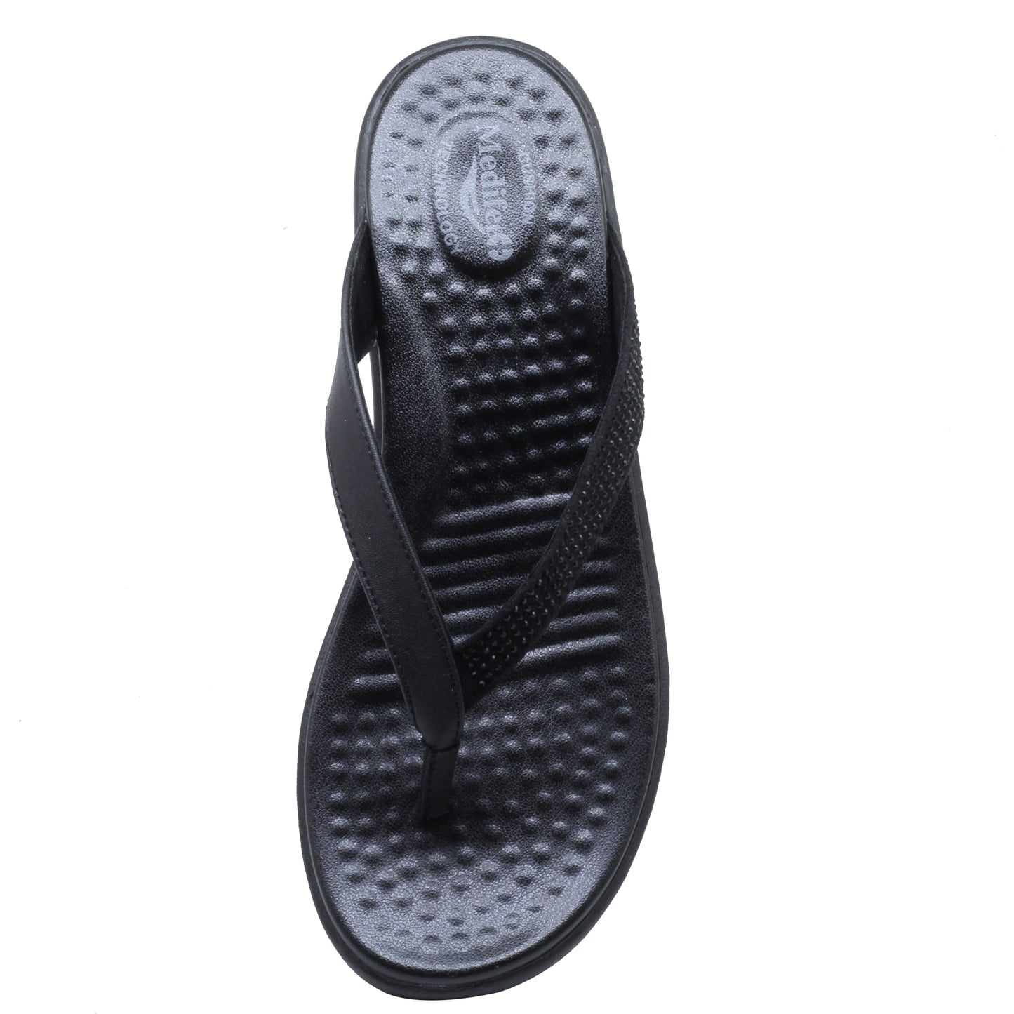 Medifeet Womens Casual Ortho and Diabetic Care Slipper with Mild Flatfoot Arch support MFR 977