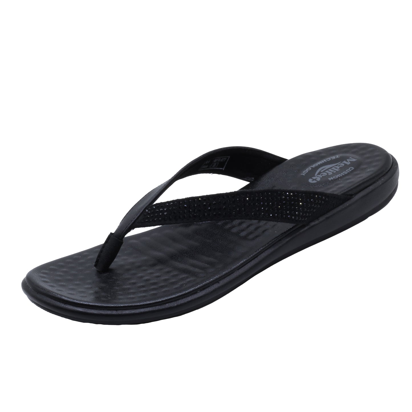 Medifeet Womens Casual Ortho and Diabetic Care Slipper with Mild Flatfoot Arch support MFR 977