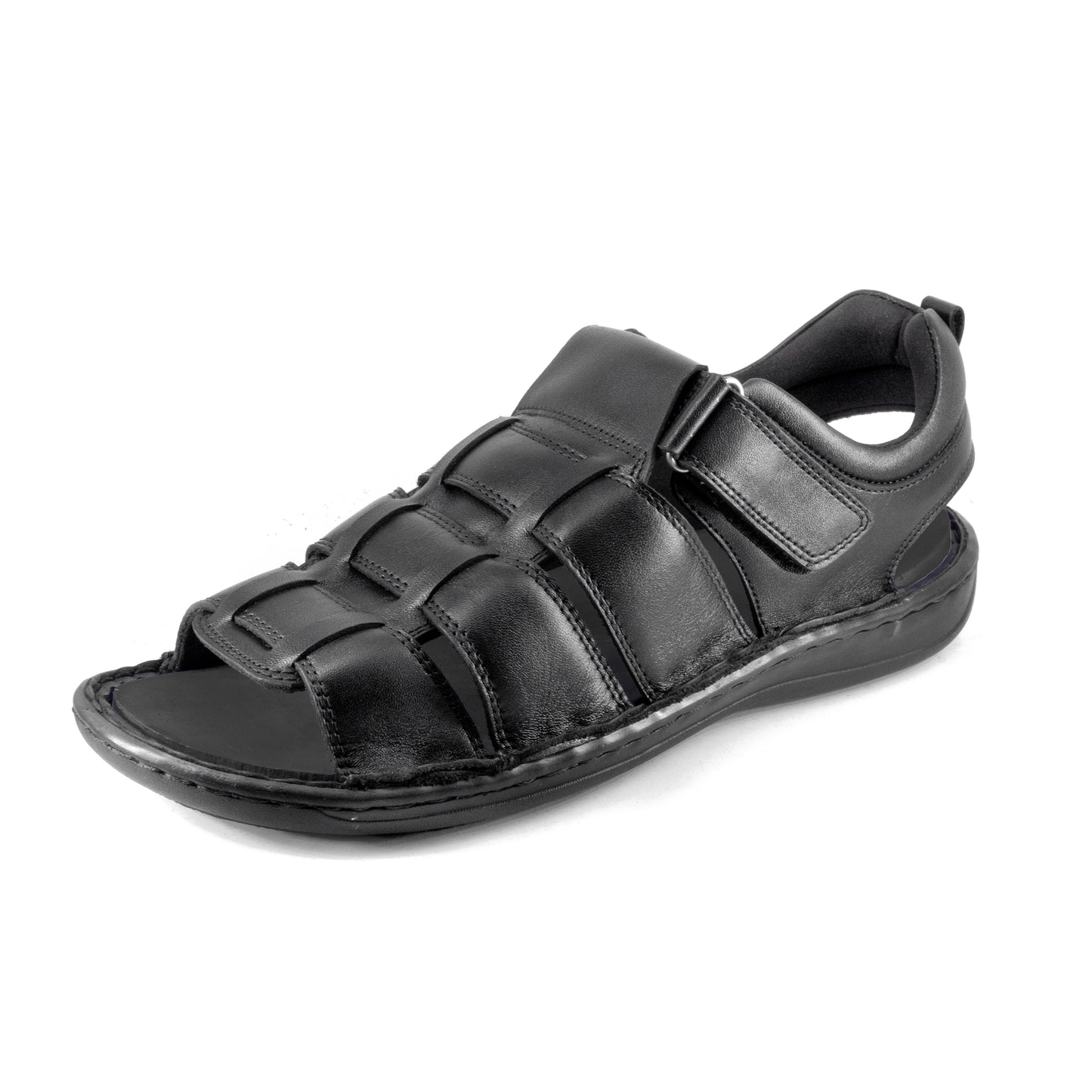 Alright Mens Premium Leather Full Closed Soft MCP Slipper AML 05