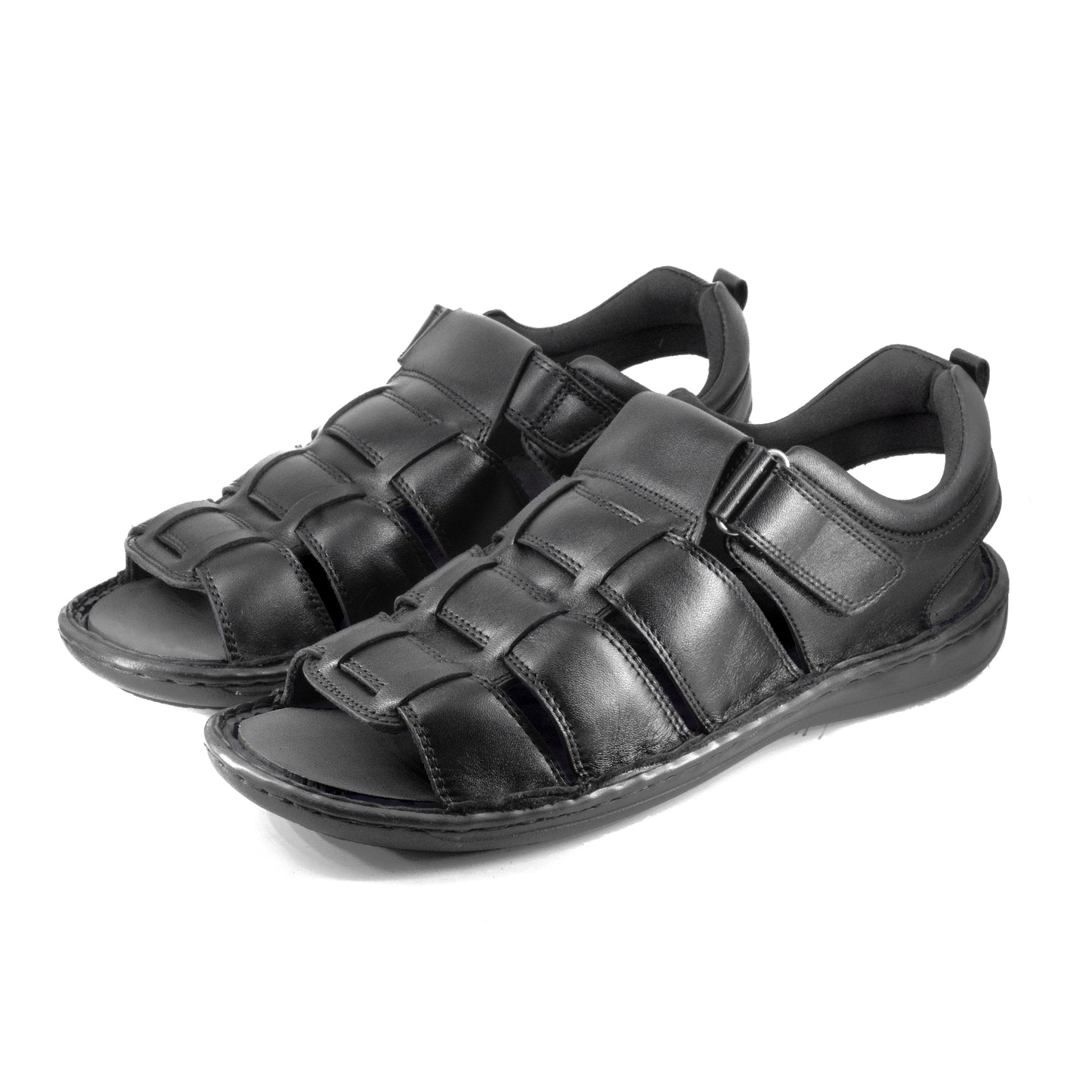 Alright Mens Premium Leather Full Closed Soft MCP Slipper AML 05