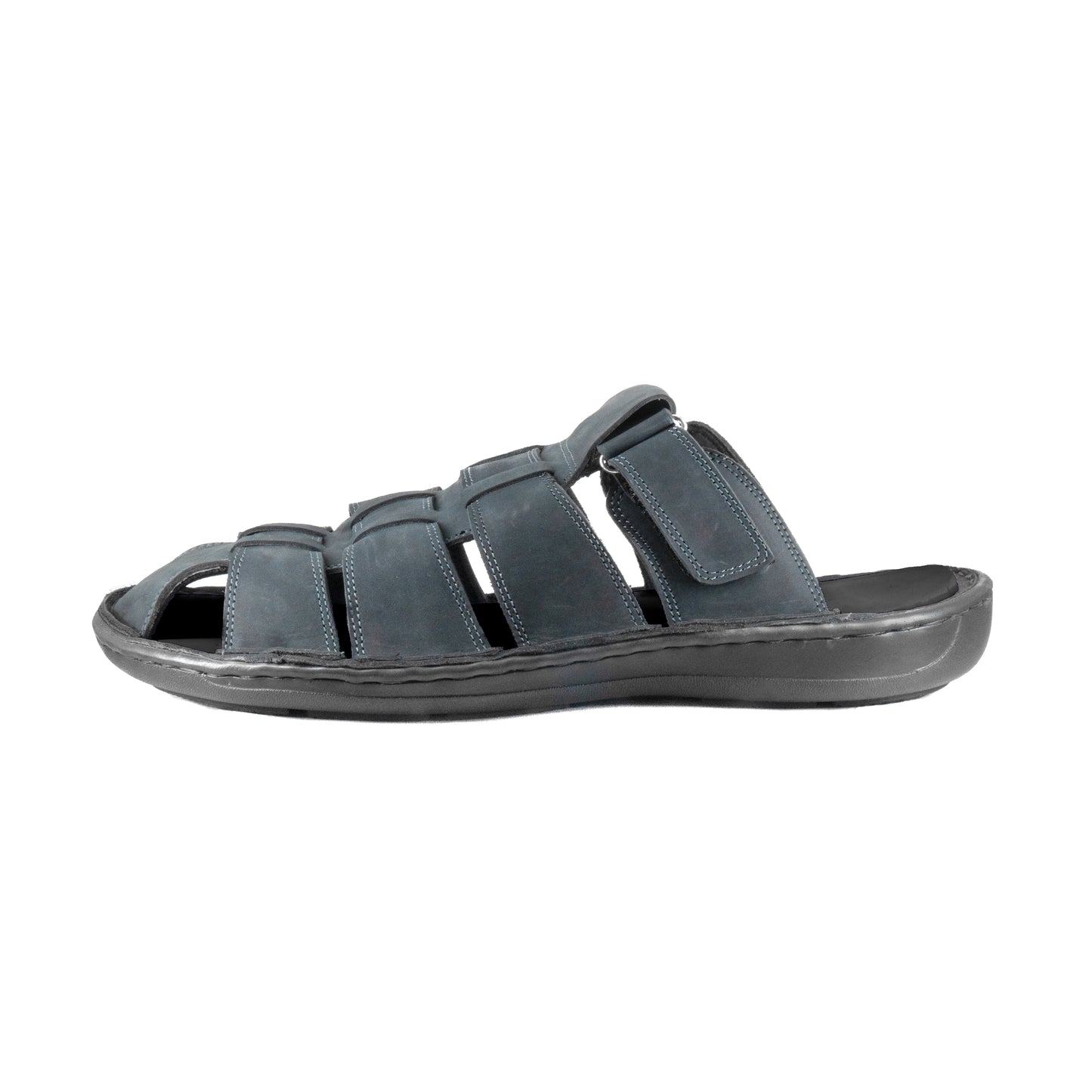 Alright Mens Premium Leather Front Closed Soft MCP Slipper AML 01