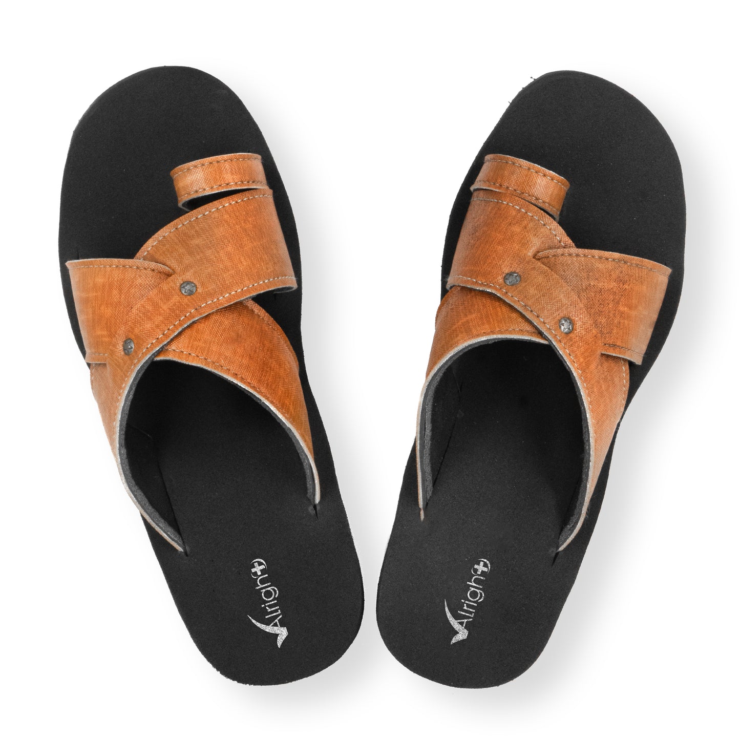 Alright Mens Premium Soft Cross Strapped MCP Slipper AG 509