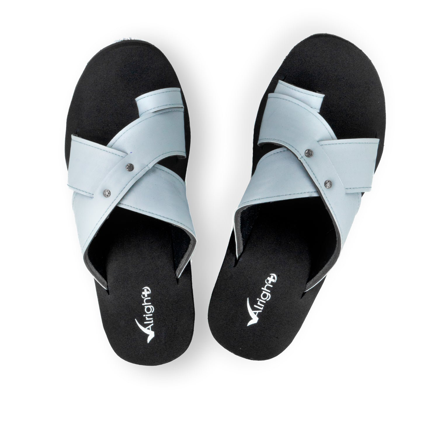 Alright Mens Premium Soft Cross Strapped MCP Slipper AG 509