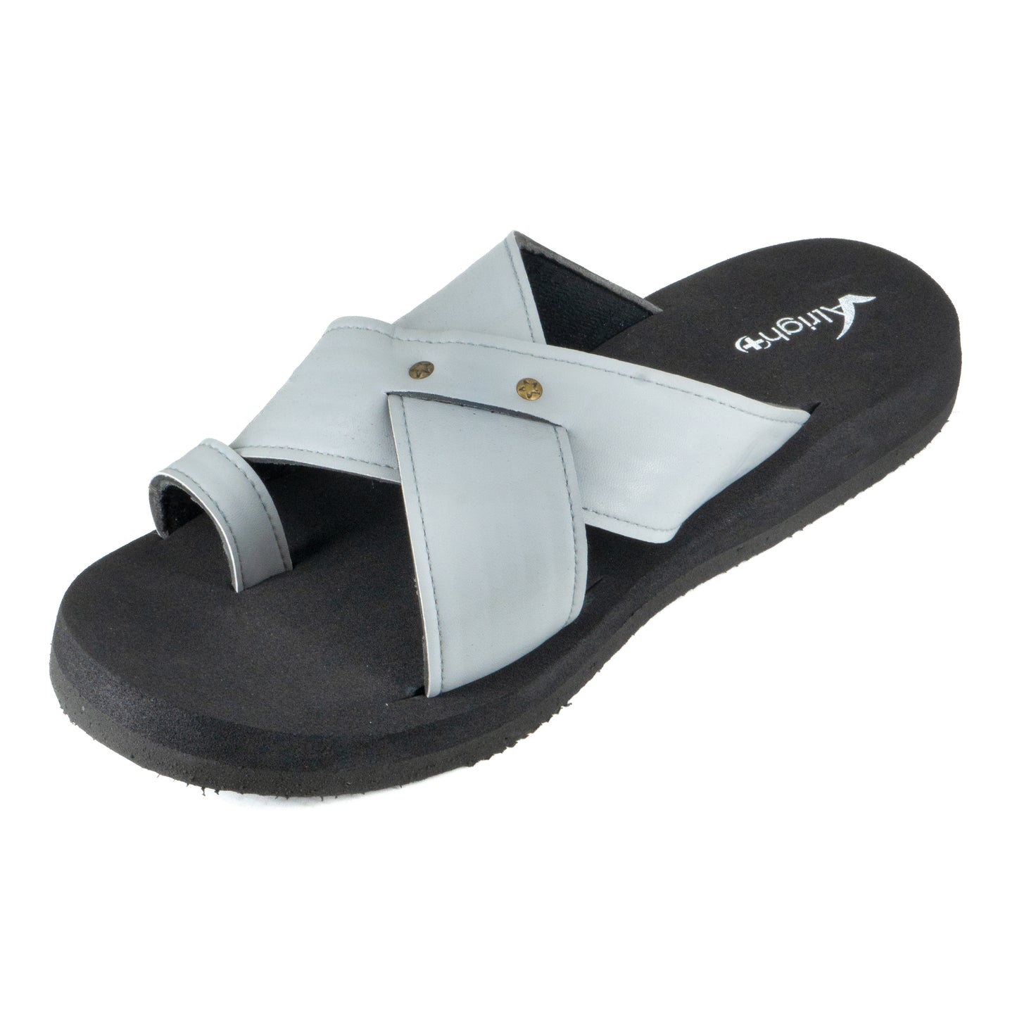 Alright Mens Premium Soft Cross Strapped MCP Slipper AG 509