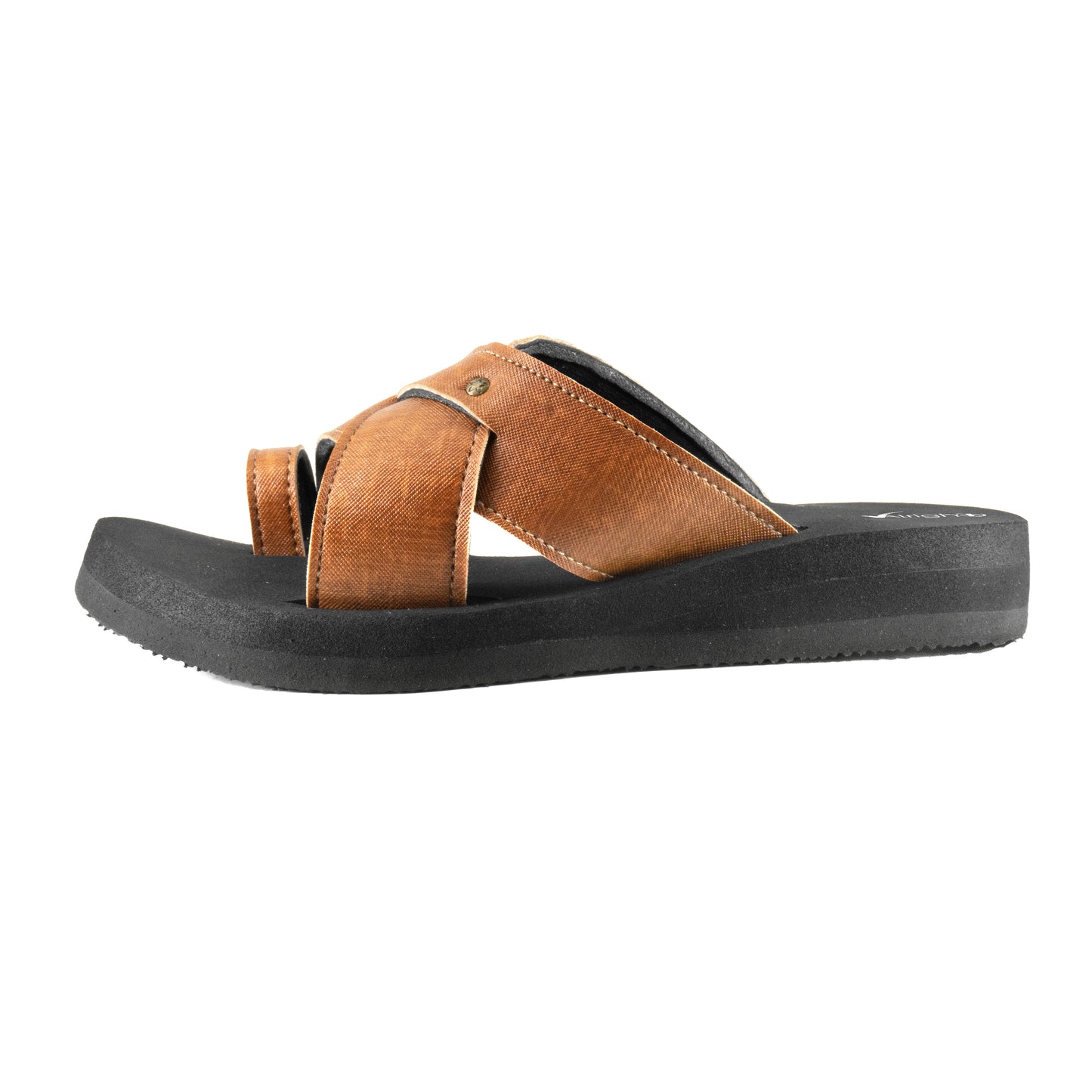 Alright Mens Premium Soft Cross Strapped MCP Slipper AG 509