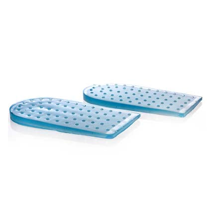 Gel Wedge Heel Pad for Heel Pain with Acupressure Pints