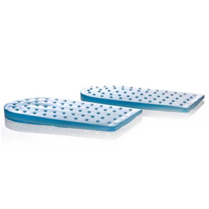 Gel Wedge Heel Pad for Heel Pain with Acupressure Pints