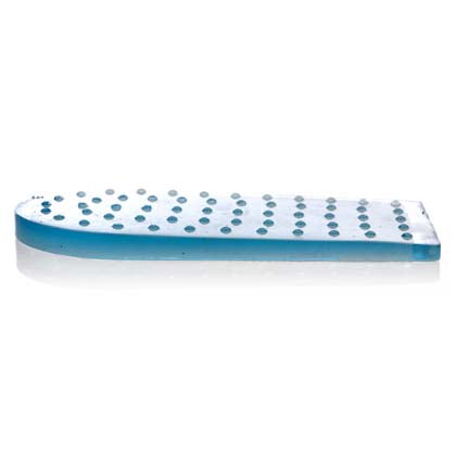 Gel Wedge Heel Pad for Heel Pain with Acupressure Pints