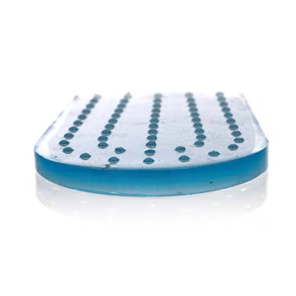 Gel Wedge Heel Pad for Heel Pain with Acupressure Pints