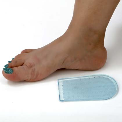 Gel Wedge Heel Pad for Heel Pain with Acupressure Pints