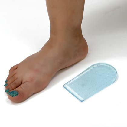 Gel Wedge Heel Pad for Heel Pain with Acupressure Pints