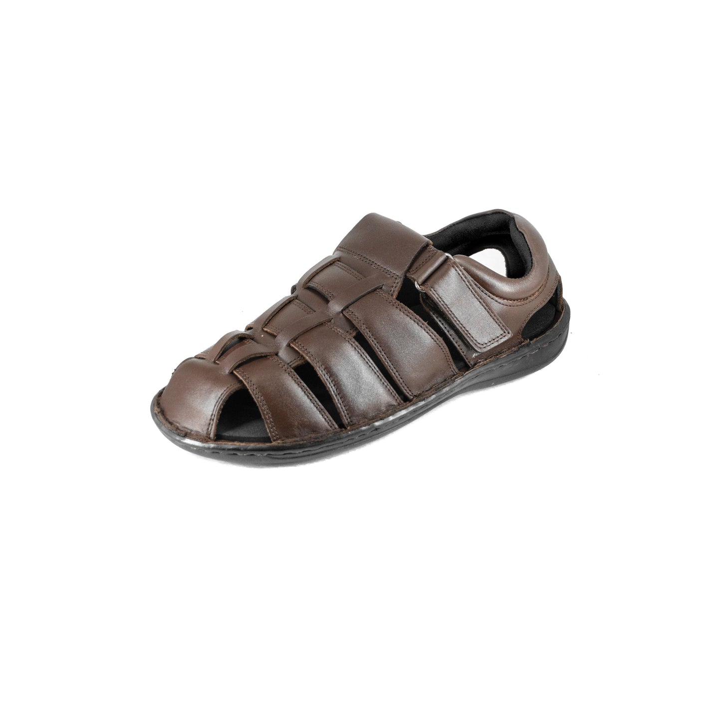 Alright Mens Premium Leather Full Closed  Soft MCP Slipper AML 03