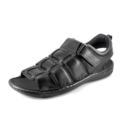 Alright Mens Premium Leather Full Closed  Soft MCP Slipper AML 05