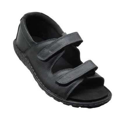 Diacare Straped Mens Casual Soft Insole Ortho and Diabetic Leather Sandal