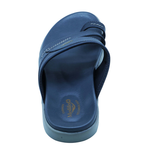 Medifeet Mens Casual Ortho and Diabetic Care Slipper with Arch support MFR 1571