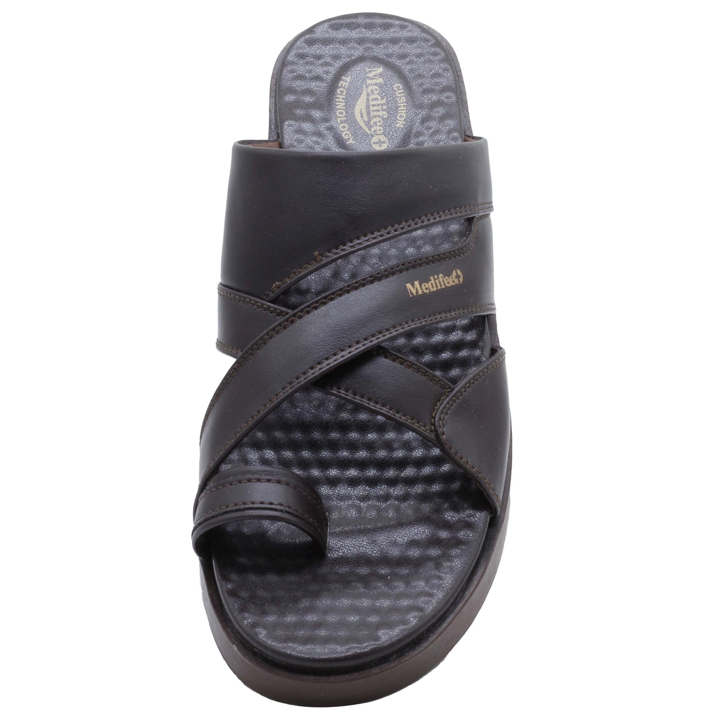 Medifeet Mens Casual Diabetic Soft Slipper ML 62 with Toe Ring