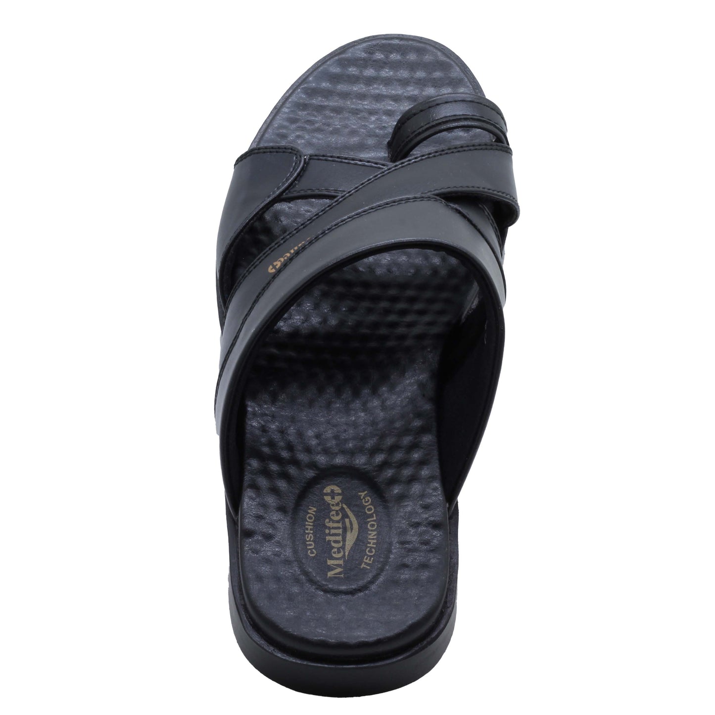 Medifeet Mens Casual Diabetic Soft Slipper ML 62 with Toe Ring